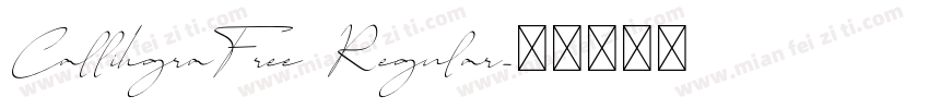 CallihgraFree Regular字体转换